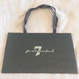 7 for all mankind shopping bag